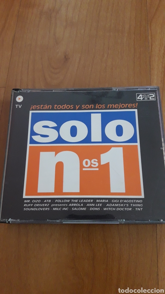 CDs de m&uacute;sica: S&Oacute;LO LOS N&Uacute;MEROS 1. CUATRO CDS - Foto 1