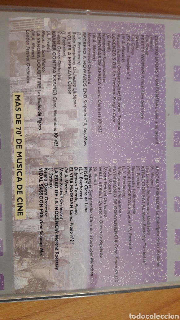 CDs de m&uacute;sica: MUSICA DE CINE. - Foto 2