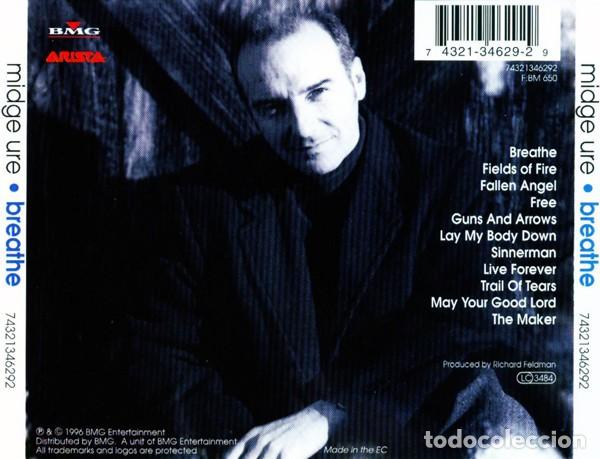 CDs de m&uacute;sica: Midge Ure - Breathe - CD - Foto 2
