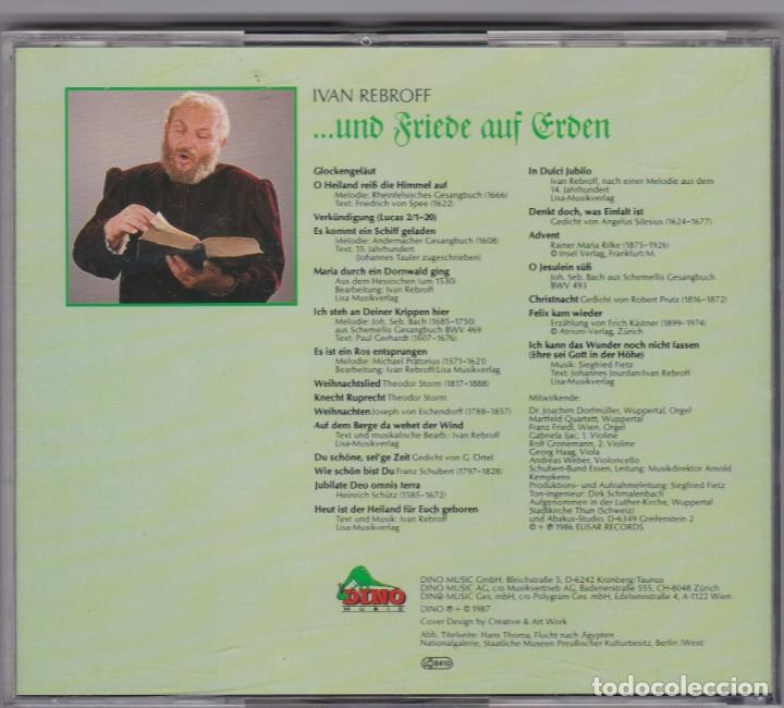 CDs de m&uacute;sica: Ivan Rebroff - Und Friede Auf Erden - CD - Foto 2
