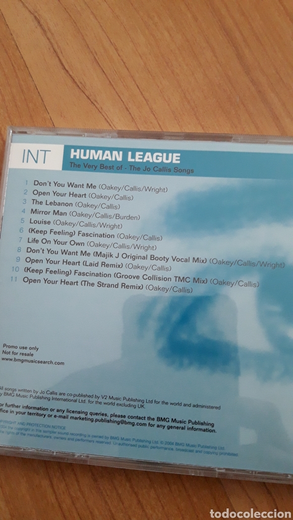 CDs de m&uacute;sica: HUMAN LEAGUE - Foto 2