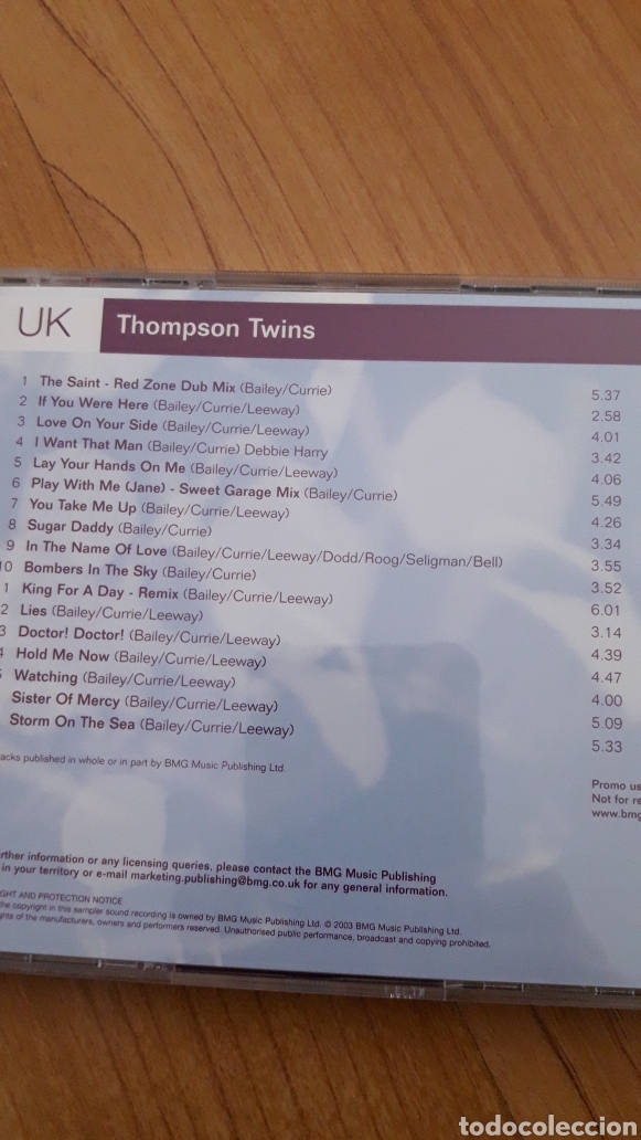 CDs de m&uacute;sica: THOMPSON TWINS - Foto 2