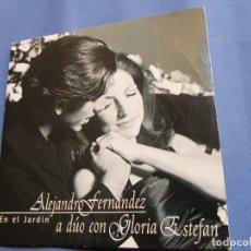 CDs de Música: ALEJANDRO FERNANDEZ A DUO CON GLORIA ESTEFAN- MAXI-CD- TITULO EN EL JARDIN- PROMO, 1 TEMA- NUEVO. Lote 162765002
