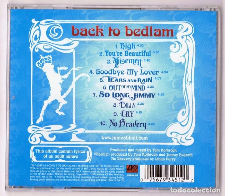 CDs de m&uacute;sica: JAMES BLUNT BACK TO BEDLAM - Foto 2