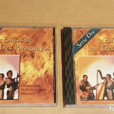 CDs de Música: ÉXITOS DE LOS TRES PARAGUAYOS / 2 CDS - NEVADA / 24 TEMAS / CALIDAD LUJO.. Lote 162866282