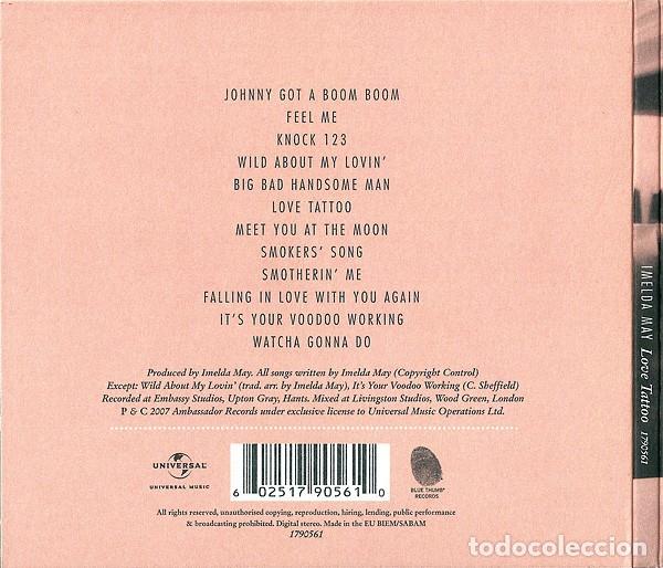 CDs de m&uacute;sica: Imelda May &lrm;&ndash; Love Tattoo - CD Digipack - Foto 2