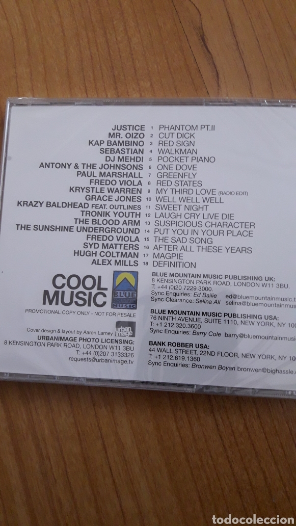 CDs de m&uacute;sica: COOL MUSIC. AUN RETRACTILADO - Foto 2