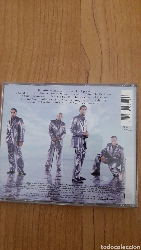 CDs de m&uacute;sica: BOYZ II MEN. BOYZ 2 MEN - Foto 2