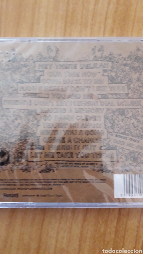 CDs de m&uacute;sica: PLAIN WHITE TS. EVERY SECOND COUNTS. AUN RETRACTILADO - Foto 2