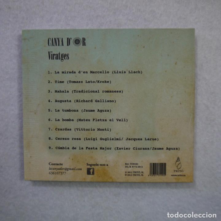 CDs de m&uacute;sica: CANYA DOR - VIRATGES - CD 2013 - Foto 2