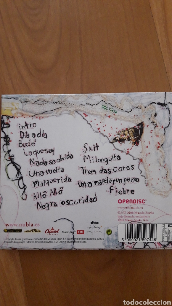 CDs de m&uacute;sica: NUBLA. UNA MALETA Y UN PERRO - Foto 2