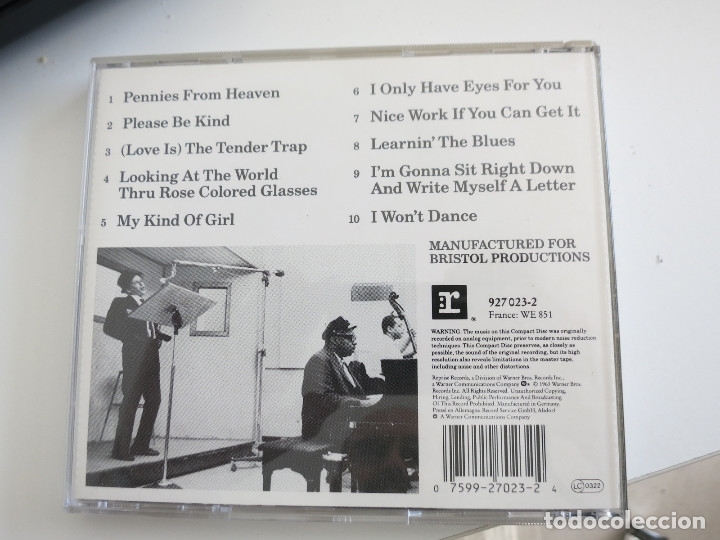 CDs de m&uacute;sica: FRANK SINATRA & COUNT BASIE - AN HISTORIC MUSICAL FIRST - CD - Foto 2