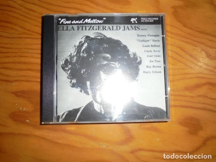 CD de M&uacute;sica: ELLA FITZGERALD JAMS. FIRE AND MELLOW. PABLO RECORDS, 1979. CD. IMPECABLE