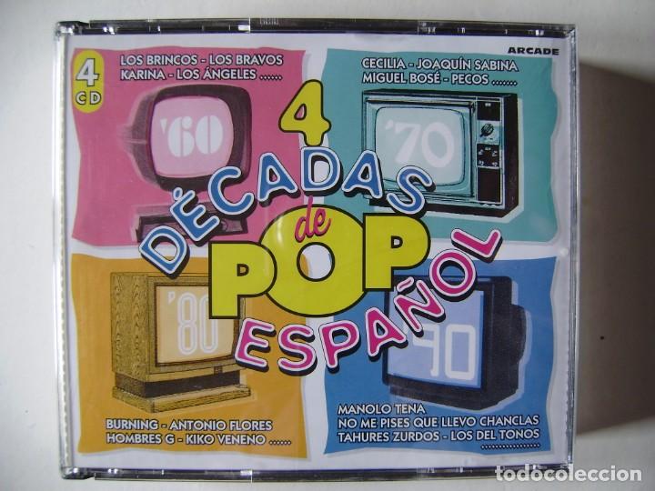 4 decadas de pop españolvv.aa.4 cd´s.. - Compra venta en  todocoleccion