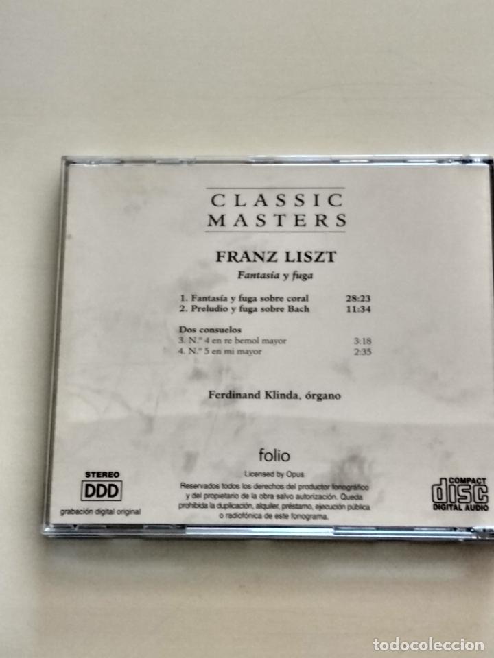 CDs de m&uacute;sica: FRANZ LISZT - CLASSIC MASTERS - Foto 2