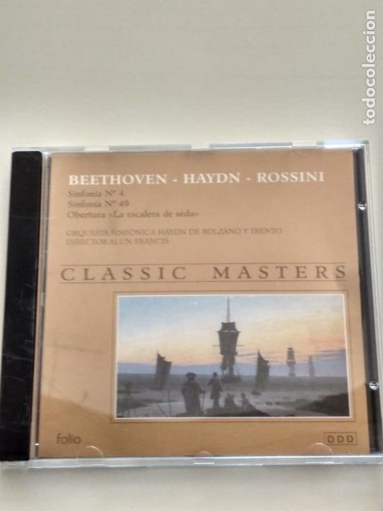 CDs de m&uacute;sica: BEETHOVEN - HAYDN - ROSSINI - CLASSIC MASTERS - Foto 1