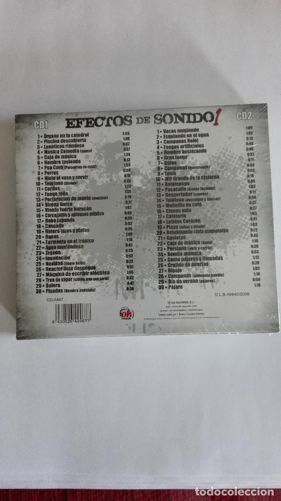 CDs de m&uacute;sica: EFECTOS DE SONIDO 1 NUEVO PRECINTADO - Foto 2
