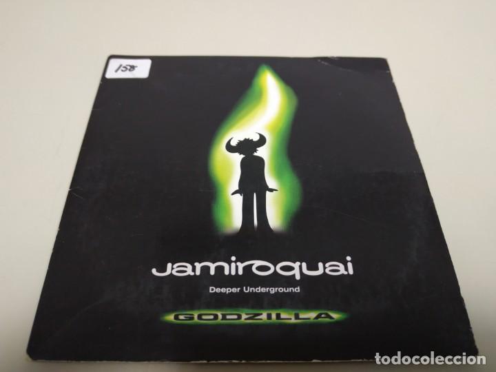 CDs de m&uacute;sica: 519- JAMIROQUAI DEEPER UNDERGROUND GODZILLA CD SINGLE - Foto 1