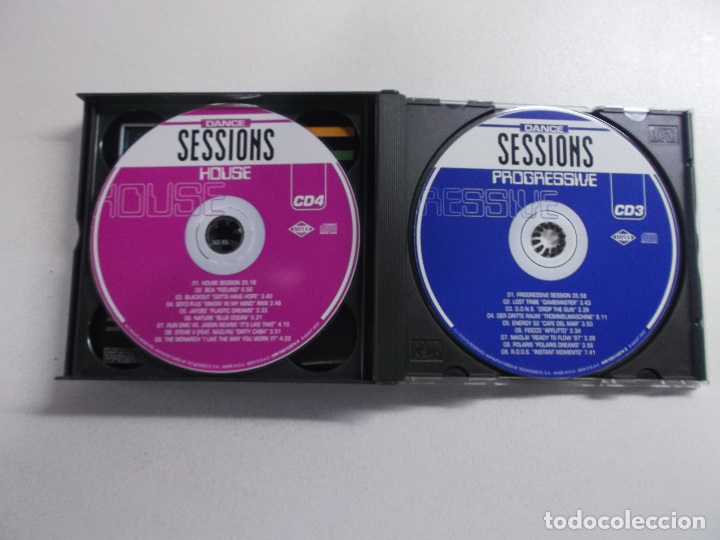 CDs de m&uacute;sica: DANCE SESSIONS - 4 CDs- Progressive- Techno- Dance- House - Foto 3