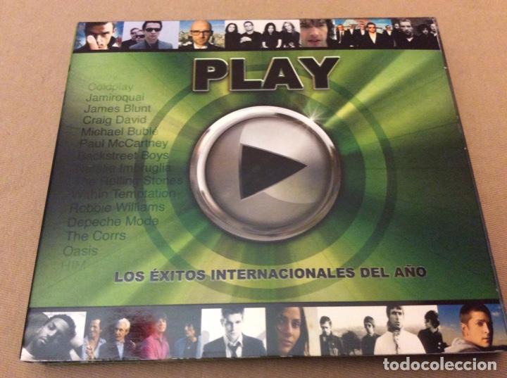 CDs de m&uacute;sica: Play. Los &eacute;xitos internacionales del a&ntilde;o. 2CD. - Foto 1