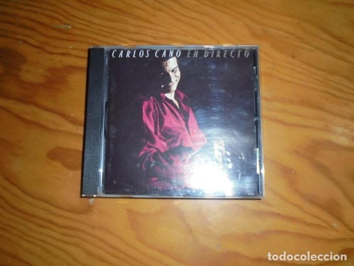 CDs de m&uacute;sica: CARLOS CANO.  EN DIRECTO.  CBS, 1990. CD. IMPECABLE (#) - Foto 1