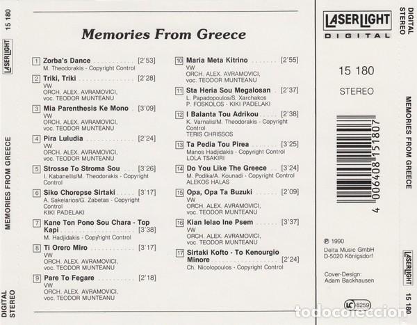 CDs de m&uacute;sica: Zorbas Dance (Memories From Greece) - CD - Foto 2