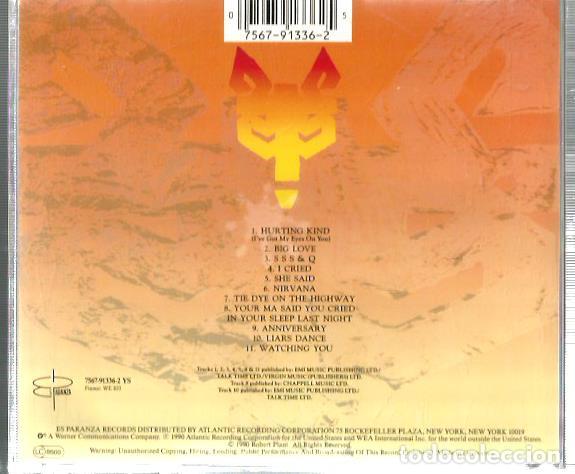 CDs de m&uacute;sica: CD ROBERT PLANT ( LED ZEPPELIN ) : MANIC NIRVANA - Foto 2