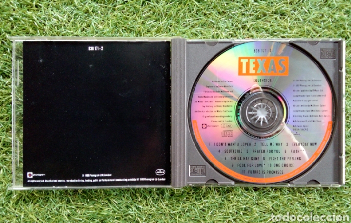 CDs de m&uacute;sica: Texas - Southside, Phonogram, 1989. EU. - Foto 2
