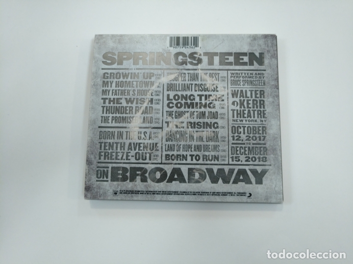 CDs de m&uacute;sica: BRUCE SPRINGSTEEN . SPRINGSTEEN ON BROADWAY. THE LIVE COMPLETE PERFORMANCE. DOBLE CD. TDKCD23 - Foto 2