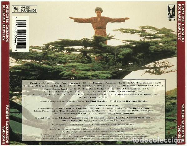 CDs de m&uacute;sica: Princess Caraboo - Richard Hartley - CD - Foto 2