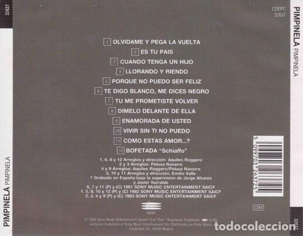 CDs de m&uacute;sica: Pimpinela - CD - Foto 2