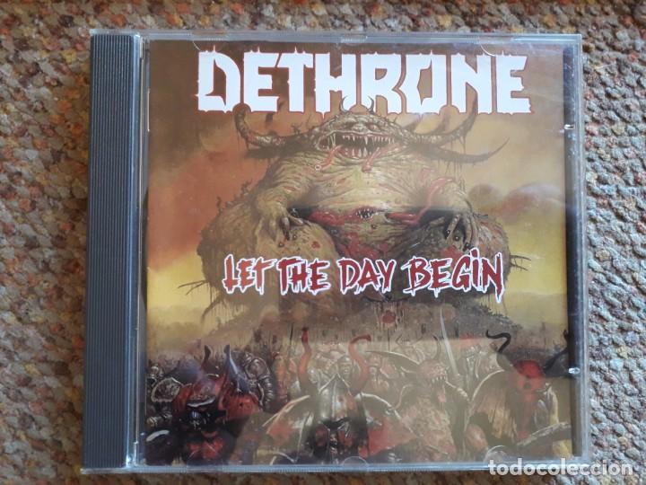 CDs de m&uacute;sica: Dethrone , let the day begin , cd no oficial estado impecable - Foto 1