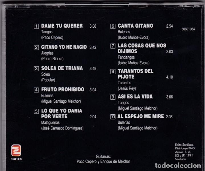 CDs de m&uacute;sica: Antonio Cortes Chiquetete - Gitano yo he nacio - CD - Foto 2