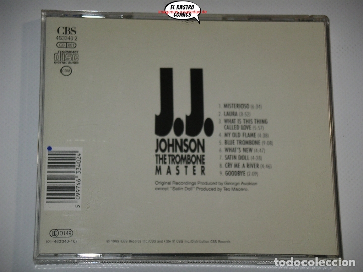 CDs de m&uacute;sica: J.J. Johnson, The trombone master, Jazz, CD - Foto 2