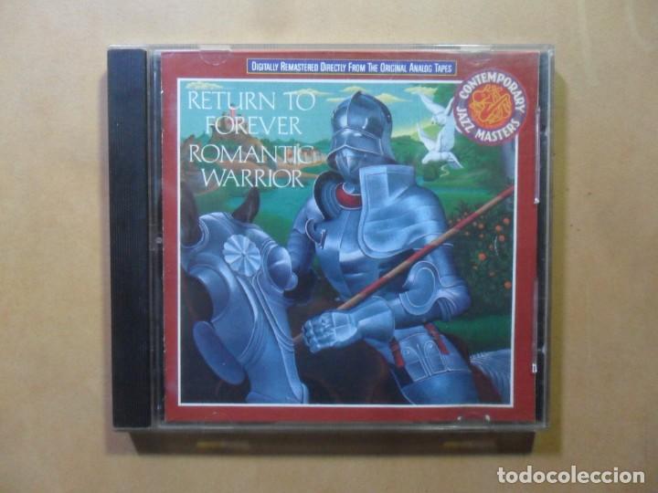 CDs de m&uacute;sica: CD - RETURN TO FOREVER - ROMANTIC WARRIOR - CBS/SONY - 1991 - Foto 1