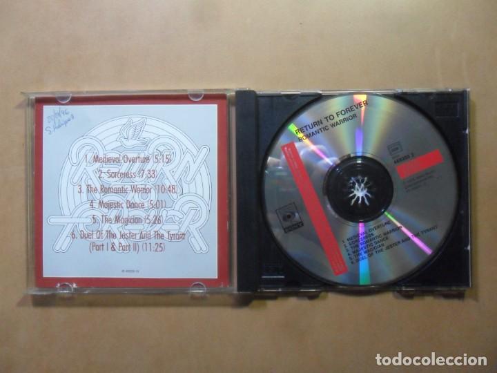 CDs de m&uacute;sica: CD - RETURN TO FOREVER - ROMANTIC WARRIOR - CBS/SONY - 1991 - Foto 2