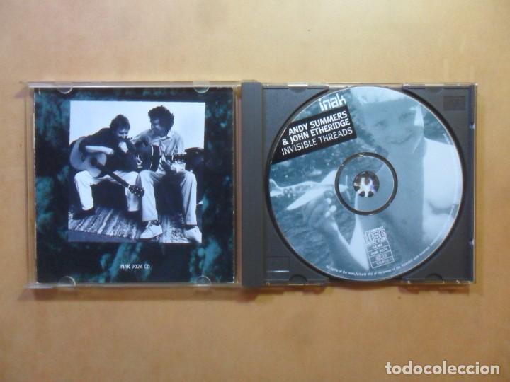 CDs de m&uacute;sica: CD - ANDY SUMMERS & JOHN ETHERIDGE - INVISIBLE THREADS - INAK - 1993 - Foto 2