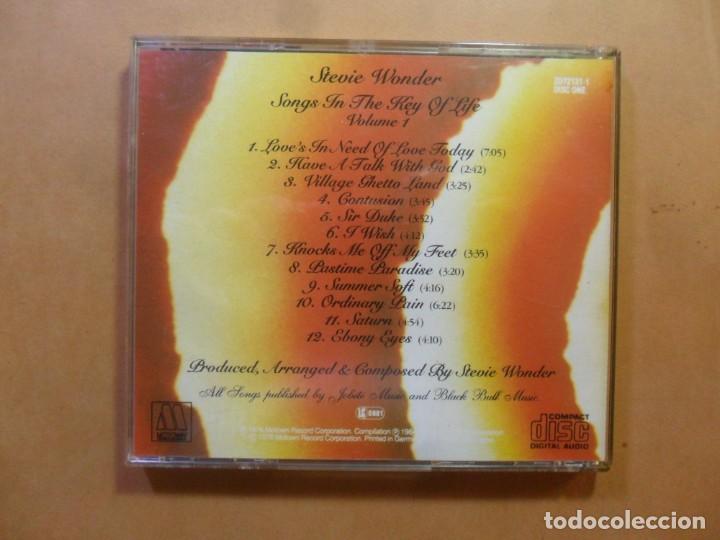 Cd Stevie Wonder Songs In The Key Of Life Sold Through Direct Sale