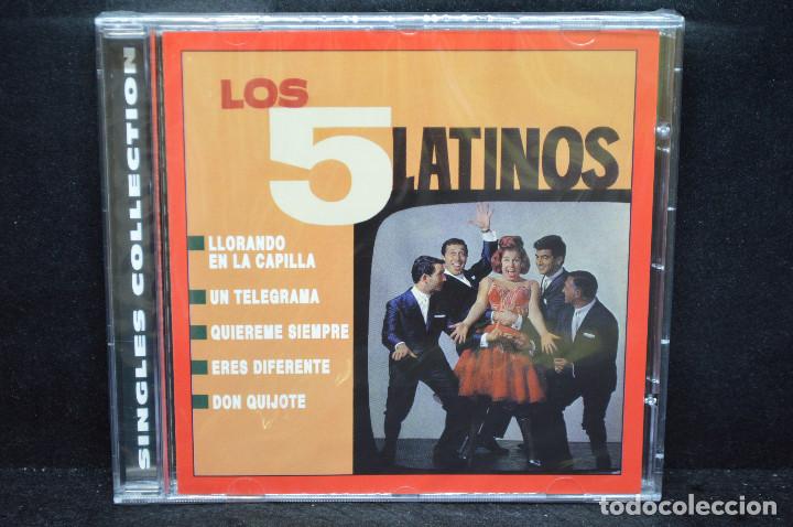 CDs de m&uacute;sica: LOS 5 LATINOS - SINGLES COLLECTION - CD - Foto 1