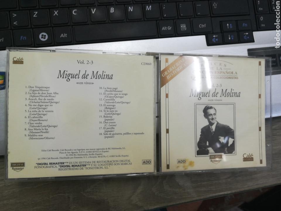 CDs de m&uacute;sica: Miguel de Molina en vivo cd 1996 - Foto 1