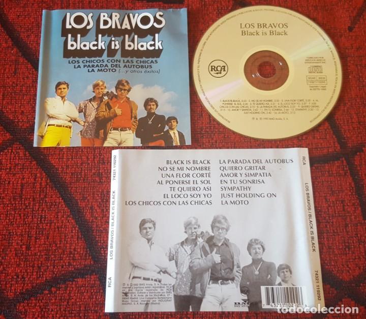 CDs de m&uacute;sica: LOS BRAVOS Black Is Black CD ORIGINAL 1992 - Foto 1