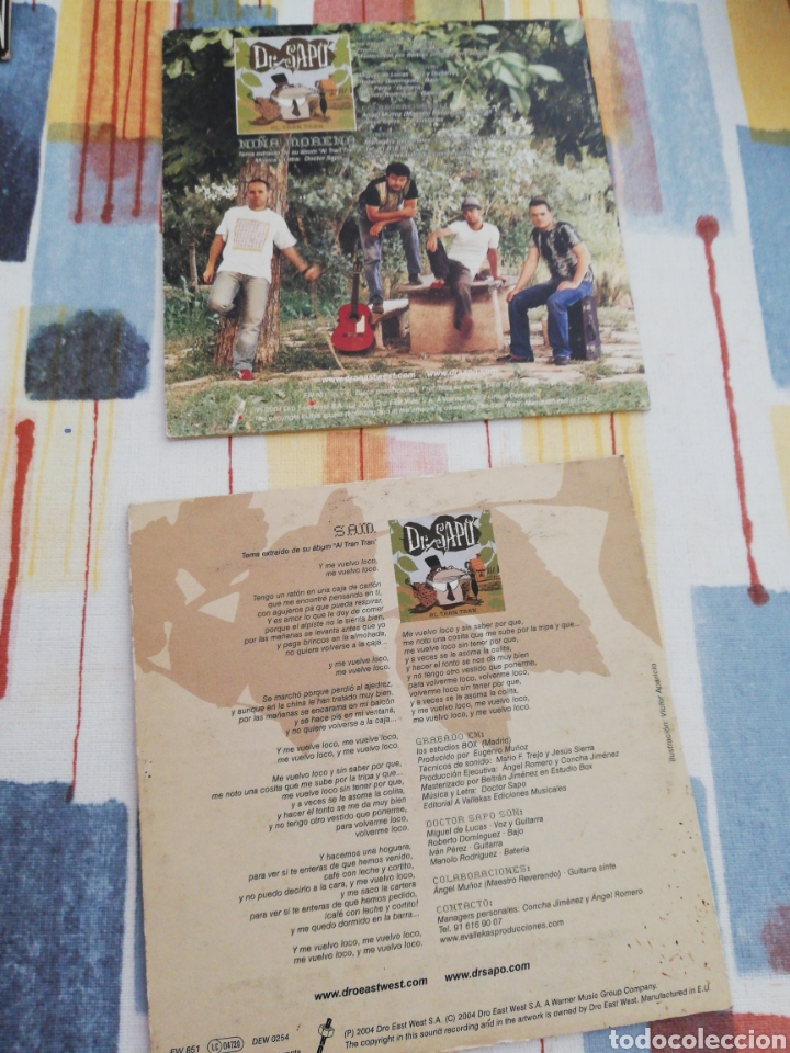 CDs de m&uacute;sica: DR SAPO / NI&Ntilde;A MORENA / SAM / 2 CD SINGLE - Foto 2
