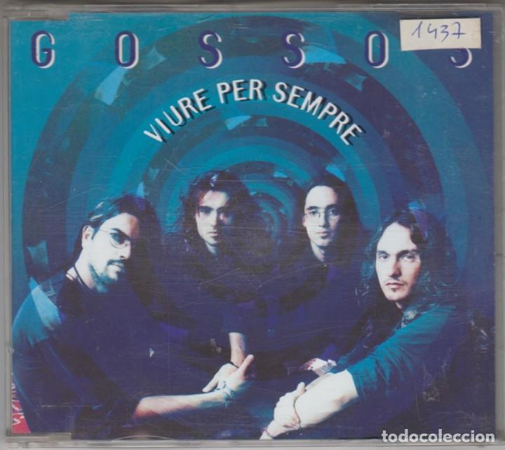 CDs de m&uacute;sica: Gossos cd single Viure per sempre 1998 - Foto 1