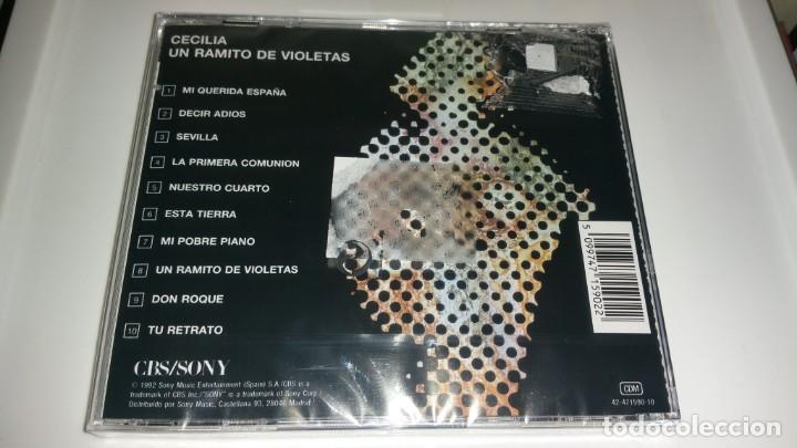 CDs de m&uacute;sica: CD CECILIA UN RAMITO DE VIOLETAS precintado - Foto 2