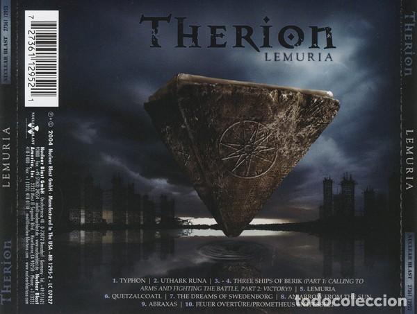 CD di Musica: Therion - Lemuria / Sirius B - 2xCDs Edición especial en caja gorda.