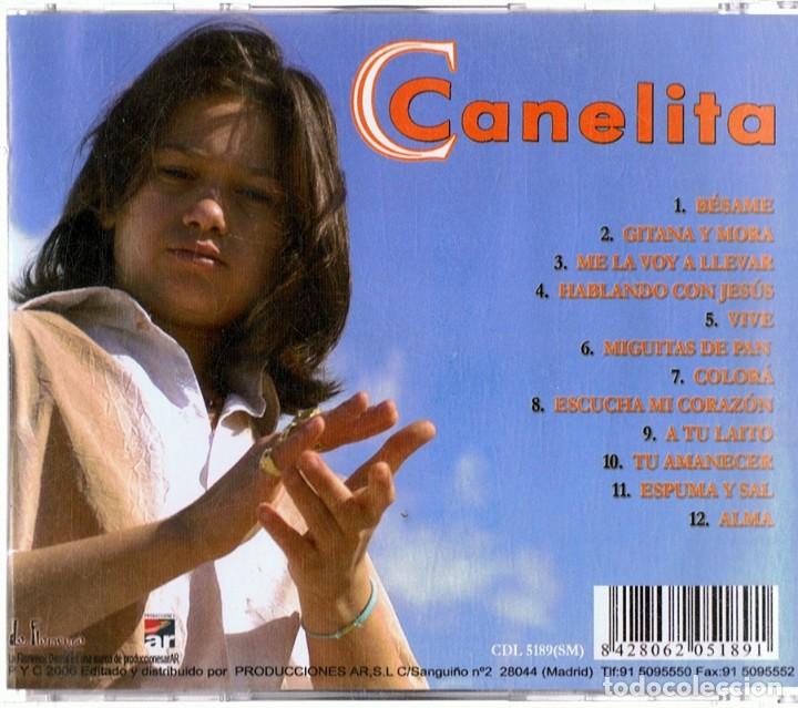 CDs de m&uacute;sica: CANELITA &uml;B&Eacute;SAME&uml; (CD) - Foto 2
