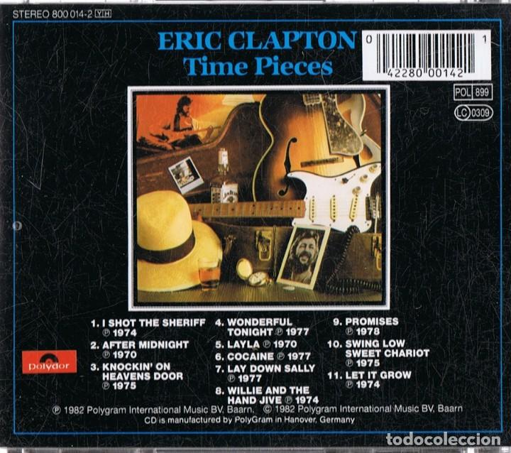CDs de m&uacute;sica: ERIC CLAPTON &uml;TIME PIECES&uml; (CD) - Foto 2