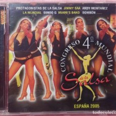 CDs de Música: CONGRESO MUNDIAL DE LA SALSA VOL. 4 (ENVIDIA, 2005) /// MARC ANTHONY CELIA CRUZ BACHATA REGGAETON. Lote 167415648