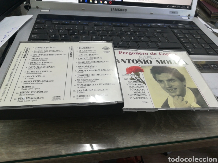 CD di Musica: Pregonero de coplas doble cd lo mejor de Antonio mol&iacute;na 1991