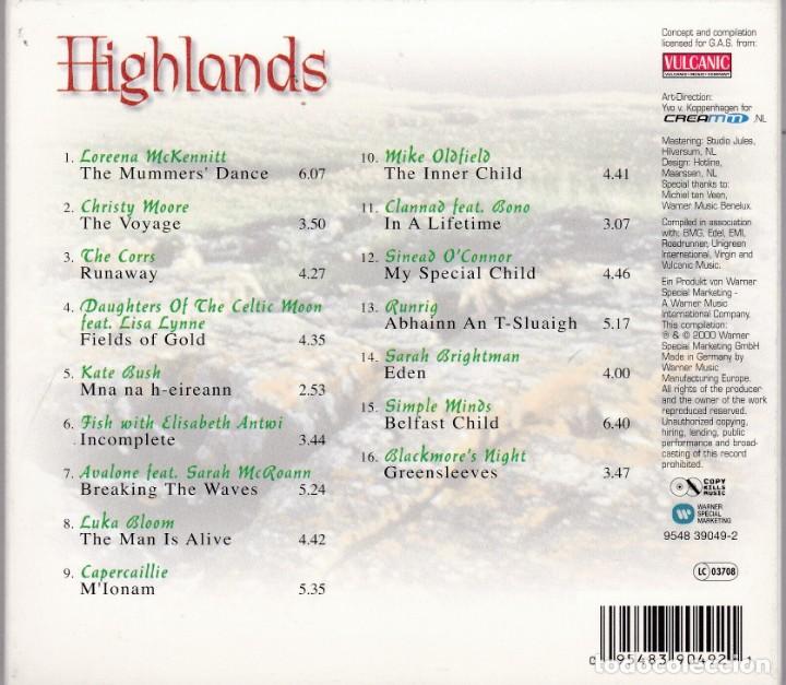 CDs de m&uacute;sica: Highlands  - CD Recopilatorio digipack - Foto 2